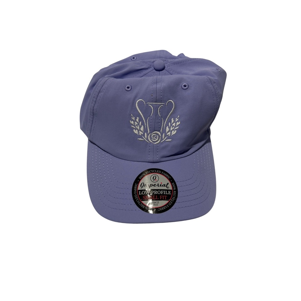 Imperial Small Hat Purple Lavender Floral Montclair Club NJ PGA Golf Accenture